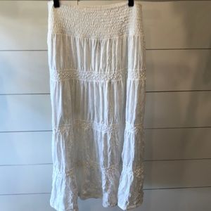 INC flowing maxi skirt Size L